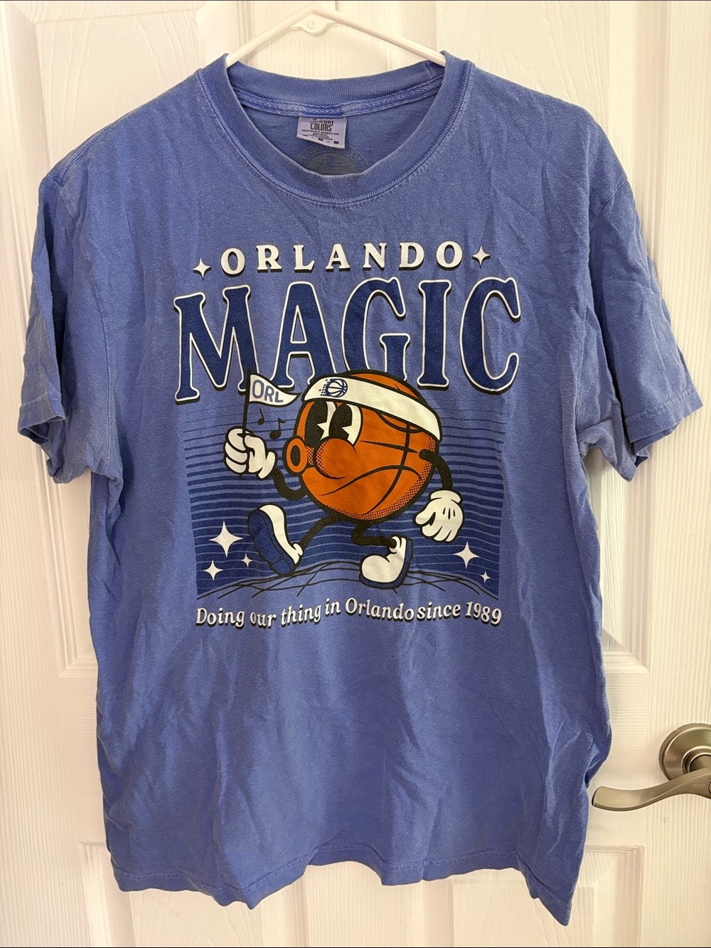 Orlando Magic Blue Graphic Tee - Basketball Mascot